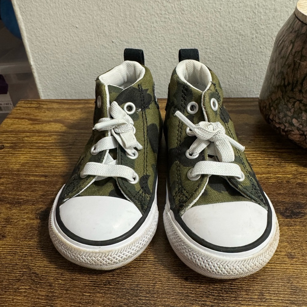 Toddler Converse Camouflage High-Top Sneakers